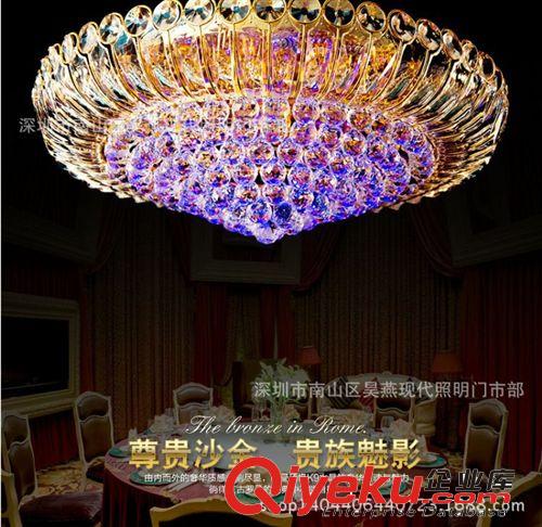 現(xiàn)代吸頂燈 現(xiàn)代燈具簡(jiǎn)約LED吸頂燈客廳吸頂燈飯廳吊燈大廳水晶燈節(jié)能吊燈原始圖片3