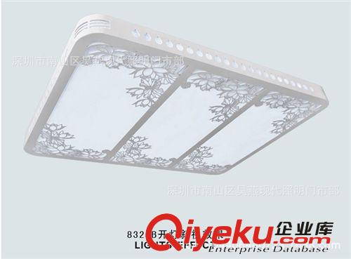 現(xiàn)代吸頂燈 現(xiàn)代簡約LED吸頂燈客廳大廳餐廳飯廳藝術田園長方形節(jié)能燈飾燈具