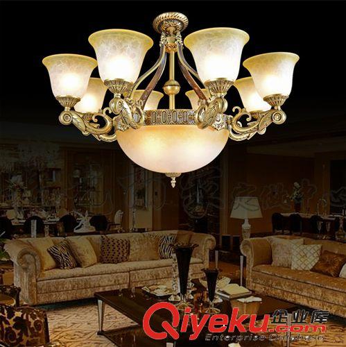 歐式吊燈 批發(fā)歐式led吊燈客廳燈簡(jiǎn)歐臥室燈 餐廳燈具 LED簡(jiǎn)約歐式玻璃吊燈原始圖片2