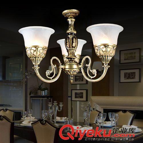 歐式吊燈 歐式現(xiàn)代簡約創(chuàng)意仿古吊燈 3頭led餐廳吊燈 led燈具臥室燈餐廳燈
