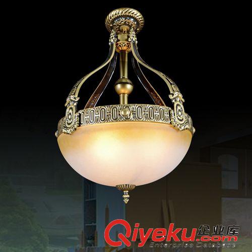 歐式吊燈 歐式餐廳燈仿古led吊燈鐵藝田園咖啡廳燈led客廳燈 陽臺燈具批發原始圖片2