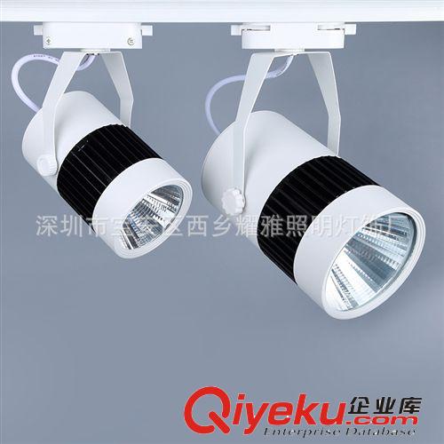 LED軌道燈 廠家直銷吸頂射燈 服飾店LED軌道燈大功率20W30W 裝修led導(dǎo)軌燈原始圖片3