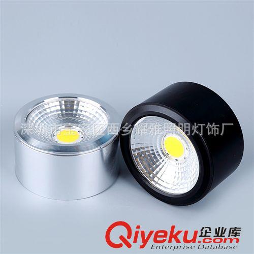 LED筒燈 廠家批發(fā) LED明裝吸頂射燈 led明裝筒燈 客廳店鋪吸頂cob筒燈原始圖片3