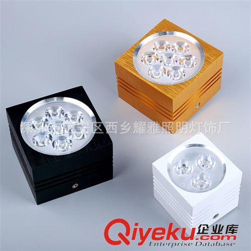LED天花燈 超薄方形明裝筒燈 玄關(guān)LED天花燈 酒柜燈柜臺展柜背景墻過道燈原始圖片3