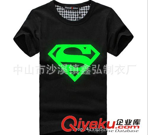 男式T恤 廠家定做夜光T恤印字 DIY短袖個(gè)性定制演唱會(huì)T恤印制來圖訂制原始圖片3