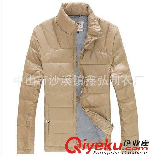 男式棉服 廠家定做2014秋冬裝新款立領潮男式冬季外套棉服 韓版男裝棉衣原始圖片2