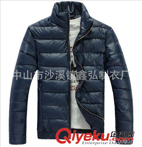 男式棉服 廠家定做韓版秋冬新款男式保暖棉衣連帽拼色棉服 來圖來版定做