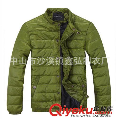 男式棉服 男式外套冬裝加厚男裝棉衣韓版潮連帽棉服定做 中山棉衣廠家原始圖片2