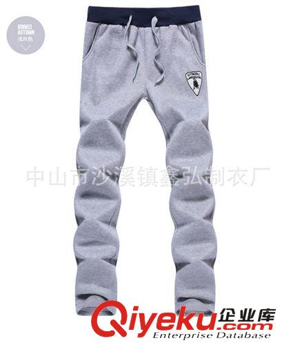 男式休閑褲 2014秋冬款加厚加絨男長(zhǎng)褲直筒褲純棉衛(wèi)褲定做 歡迎來(lái)圖來(lái)樣定制