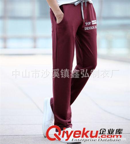 男式休閑褲 2014秋冬款加厚加絨男長(zhǎng)褲直筒褲純棉衛(wèi)褲定做 歡迎來(lái)圖來(lái)樣定制原始圖片3