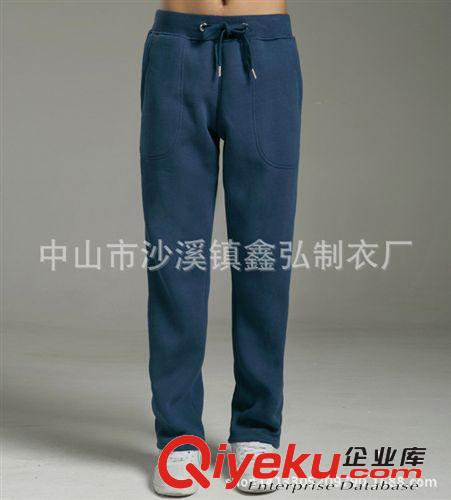 男式休閑褲 定做加厚加絨運動長褲 男潮休閑褲 男士大碼衛(wèi)褲 寬松長褲原始圖片2