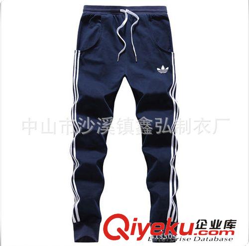 男式休閑褲 專業(yè)定做2014新款秋裝全棉男士運(yùn)動(dòng)衛(wèi)褲 韓版男式休閑長(zhǎng)衛(wèi)褲