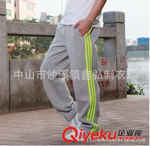 男式休閑褲 專業(yè)定做2014新款秋裝全棉男士運(yùn)動(dòng)衛(wèi)褲 韓版男式休閑長(zhǎng)衛(wèi)褲原始圖片3