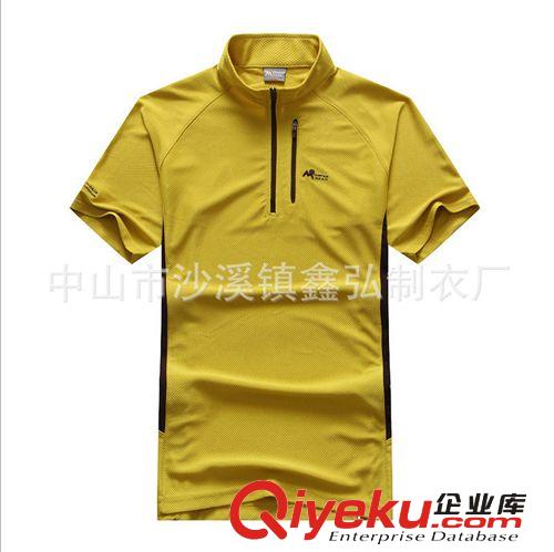 速干t恤 廠家定做圓領(lǐng)運(yùn)動(dòng)速干Ｔ恤吸濕排汗 自行車比賽團(tuán)隊(duì)服文化衫定制原始圖片3