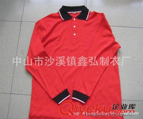 男式Polo衫 男士長(zhǎng)袖廣告翻領(lǐng)T恤定做 中山廠家專業(yè)定做男士印花長(zhǎng)袖POLO衫原始圖片2