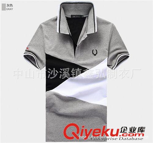 男式Polo衫 【廠家直銷】廣告Polo衫 半短袖外貿純棉翻領t恤 男式Polo衫定做原始圖片3
