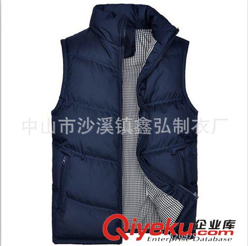 男式休閑馬甲 廠家定做保暖廣告棉馬甲 企業(yè)宣傳團(tuán)體活動統(tǒng)一棉廣告保暖馬甲原始圖片2