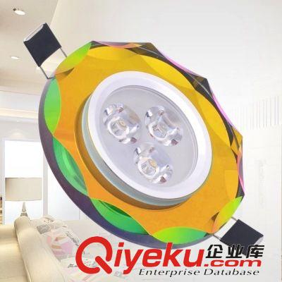 LED天花射燈 批發(fā) LED水晶天花燈 LED射燈3W 家裝客廳臥室吊頂LED燈 gd筒燈