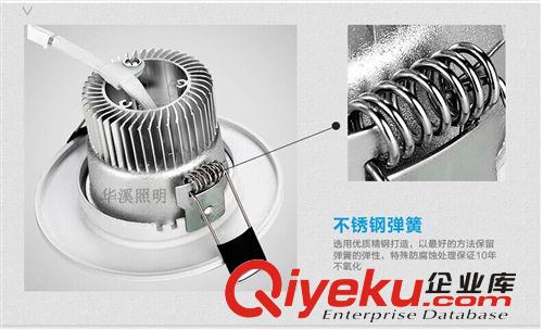 LED筒燈 3WLED筒燈 LED天花燈 智能變色酒店商業(yè)照明gdLED燈具節(jié)能 廠家原始圖片3