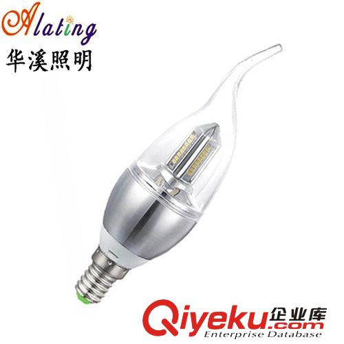 LED燈泡 批發(fā) 4W LED尖泡拉尾 玉米寶塔小螺口 3014 蠟燭燈專用燈原始圖片2
