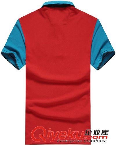 阿里客戶加工定做樣品 男士運(yùn)動(dòng)休閑翻領(lǐng)polo衫棒球服色塊夏裝短袖純棉防曬寬松POLO衫衣原始圖片2