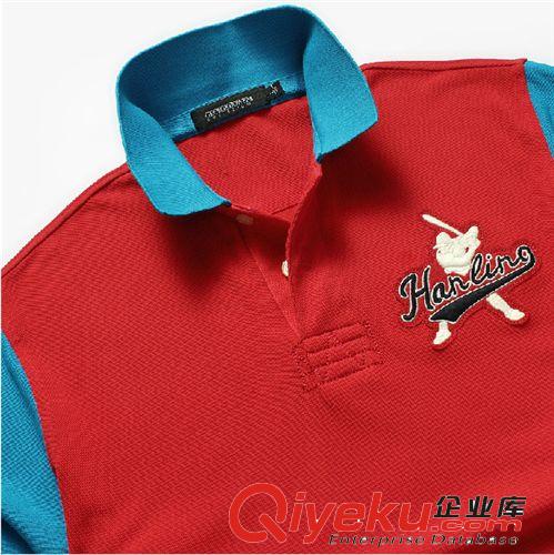 阿里客戶加工定做樣品 男士運(yùn)動(dòng)休閑翻領(lǐng)polo衫棒球服色塊夏裝短袖純棉防曬寬松POLO衫衣原始圖片3