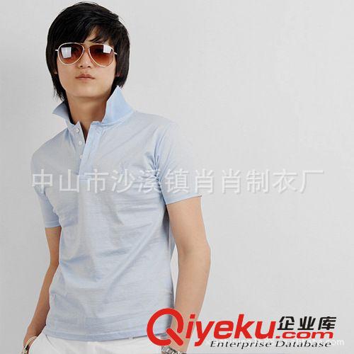 男式圓領(lǐng)&POLO衫 定做新款保羅T恤 TC珠地翻領(lǐng)短袖T恤 繡花翻領(lǐng)短袖T恤 poloT恤原始圖片2