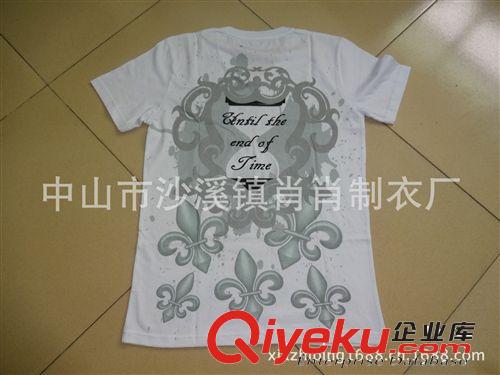 男式圓領(lǐng)&POLO衫 廠家定做男士T恤 外貿(mào)圓領(lǐng)短袖 貼牌代理生產(chǎn) 防縮水抗起球gdT原始圖片2