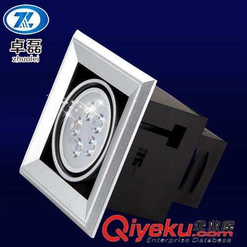 商業(yè)照明 卓磊 led斗膽燈 單頭雙頭三頭射燈3w5w7w9w12w 豆膽燈 格柵天花燈原始圖片3