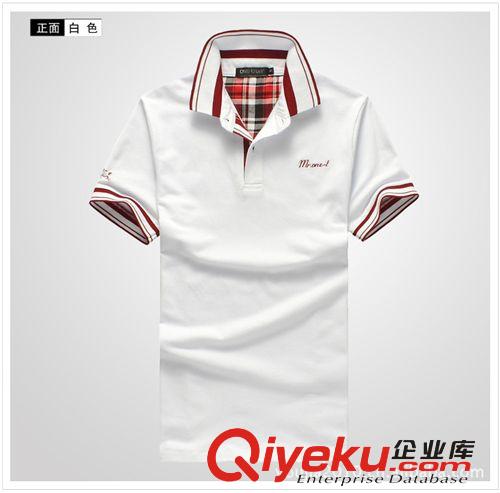 男式T恤 夏裝新款刺繡男士polo衫男韓版男裝polo衫短袖休閑衫原始圖片2