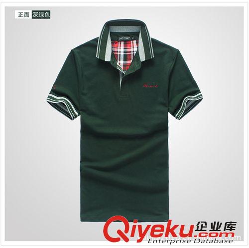 男式T恤 夏裝新款刺繡男士polo衫男韓版男裝polo衫短袖休閑衫原始圖片3