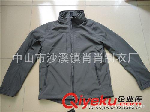搖粒絨夾克 工廠供應四面彈超細搖粒復合夾克，外貿夾克原始圖片2