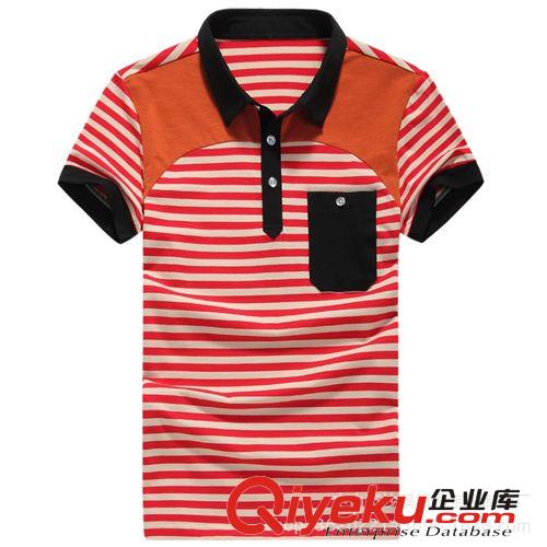 男式POLO衫 廠家供應男式短袖翻領T恤衫翻領POLO衫 男裝短袖POLO衫定做廣告衫原始圖片2