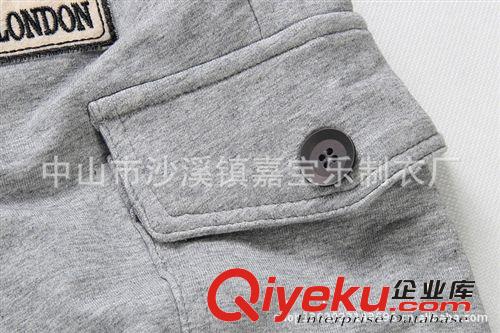 休閑褲 【貼牌訂做】韓版休閑 時(shí)尚男中褲 男純棉七分褲 男士針織運(yùn)動(dòng)褲原始圖片3