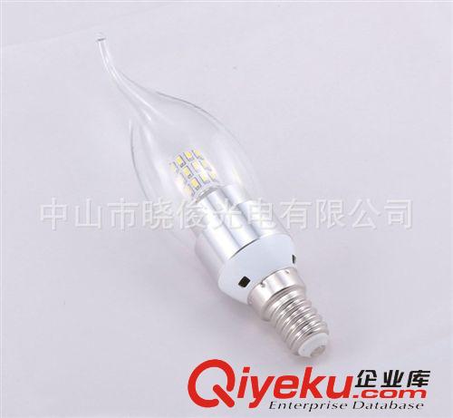 LED球泡 專業生產 led3W拉尾球泡燈 訂制led球泡燈 大角度led球泡燈原始圖片2