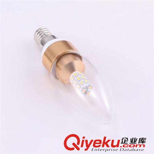 LED球泡 led蜡烛灯 新款 e14螺旋 铝合金尖泡 3w 厂家直销 批发 量大价优