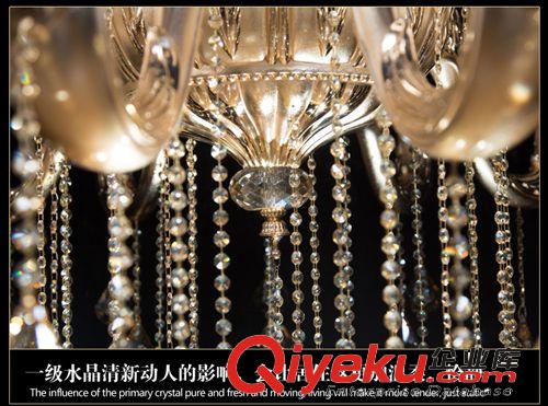 新品上架 批發創意蠟燭水晶吊燈歐式 簡約客廳吊燈飾餐廳臥室書房燈具 9283
