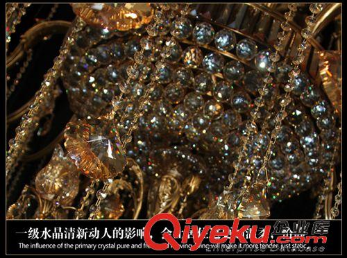 更多產(chǎn)品 歐式水晶吊燈 客廳燈 奢華gd吊燈 酒店餐廳燈 時(shí)尚節(jié)能吊燈9292原始圖片3