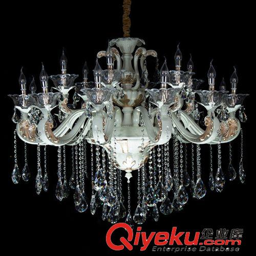 更多產品 廠家直銷 歐式復古蠟燭水晶吊燈 簡歐餐廳臥室燈具燈飾 9287