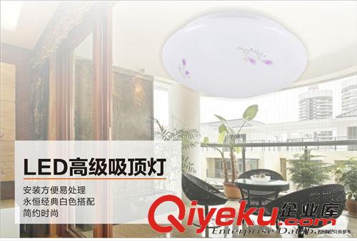 熱銷產品 專業提供6000k-6500K低耗節能led吸頂燈 臥室客廳環保PVC吸頂燈原始圖片2