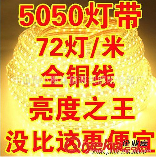 led燈帶 佰源凱供應220V高壓led貼片燈帶 5050兩平針節能環保led燈條批發