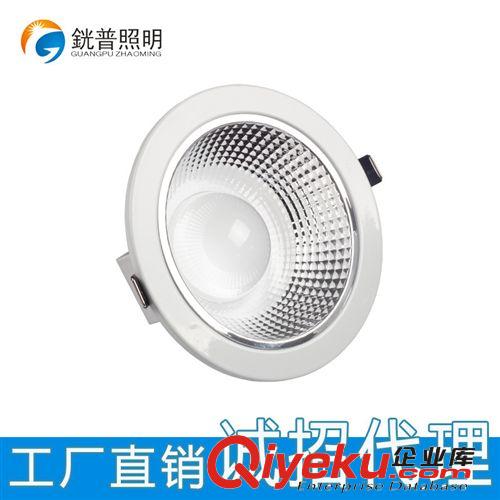 LED筒燈 【銧普照明】COB新款筒燈 節能燈 工程酒店專用燈8寸高亮高質量