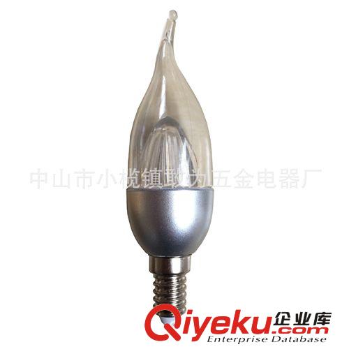 LED球泡 LED BLUBS 廠家直供 水晶燈專用金色透明led尖燈泡 金色透明LED尖燈泡拉尾原始圖片2