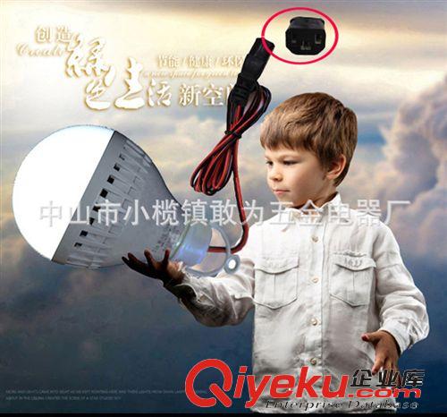 LED球泡 LED BLUBS 廠家直供12V 12W 夜市地攤排擋照明燈泡 DC直流LED球泡帶電線夾子