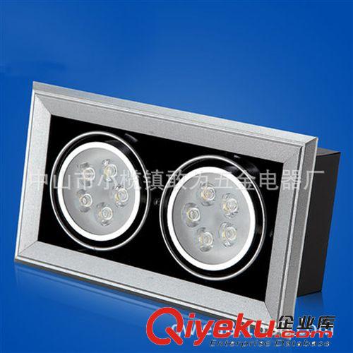 LED豆膽燈 LED GRILLE LIGHTS LED斗膽燈COB豆膽燈LED格柵射燈兩頭12w led射燈天花燈