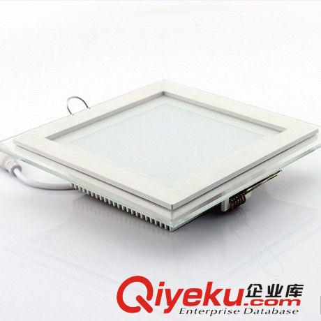 LED面板燈 廠家直銷(xiāo)筒燈LED方形玻璃面板燈廚衛(wèi)燈超薄平面燈過(guò)道gd射燈具