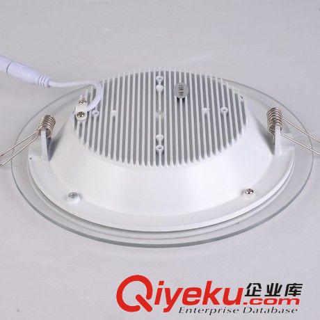 LED面板燈 促銷LED天花燈面板筒燈6W12W15W圓形面板超薄玻璃廚衛燈洗墻燈
