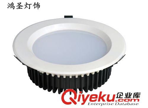 A系列貼片、大功率筒燈 [企業集采]led壓鑄筒燈外殼套件 3寸筒燈 7W筒燈外殼套件 白+黑原始圖片3