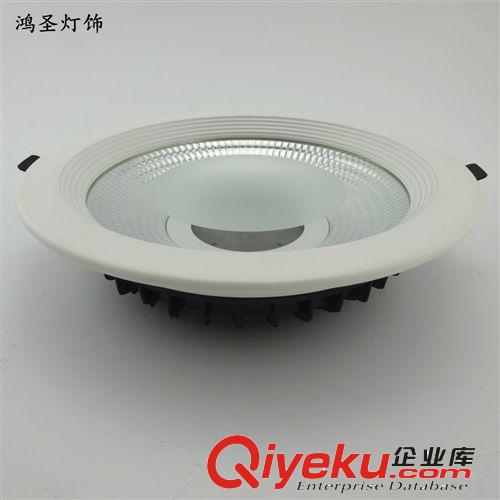 B系列COB筒燈 LED8寸COB筒燈外殼套件 20W天花筒燈外殼 大量庫存 銷量{dy}原始圖片3
