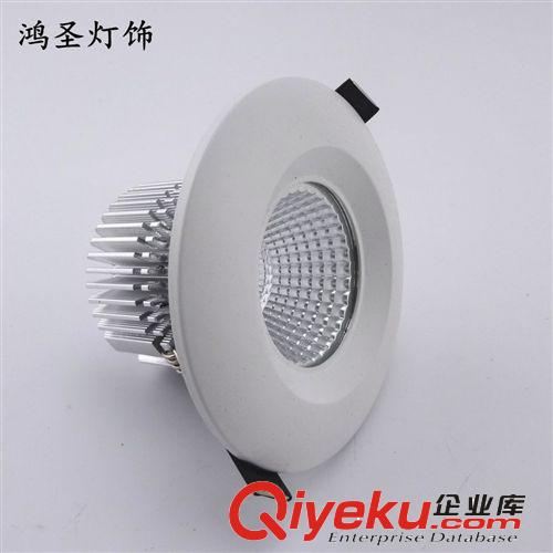 B系列COB筒燈 廠家直銷 led壓鑄筒燈配件4寸天花燈外殼10W COB筒燈外殼